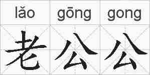 老公公的拼音
