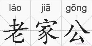 老家公的拼音