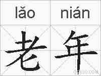 老年的拼音