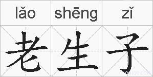 老生子的拼音