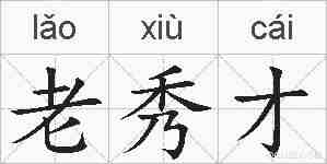 老秀才的拼音