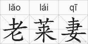 老莱妻的拼音
