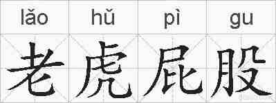 老虎屁股的拼音