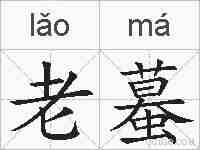 老蟇的拼音