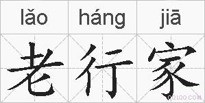老行家的拼音