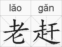 老赶的拼音
