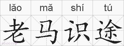 老马识途的拼音