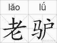 老驴的拼音