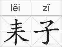 耒子的拼音
