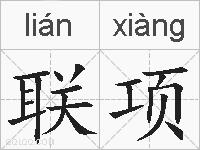 联项的拼音
