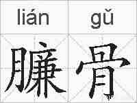 臁骨的拼音