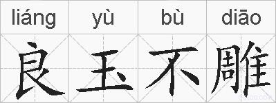良玉不雕的拼音