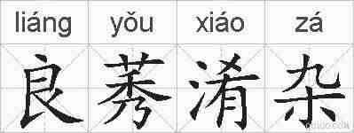 良莠淆杂的拼音