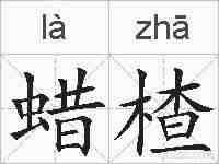 蜡楂的拼音