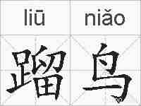 蹓鸟的拼音