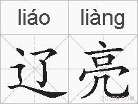 辽亮的拼音