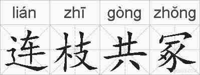 连枝共冢的拼音