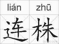连株的拼音