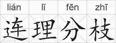 连理分枝的拼音