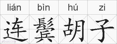 连鬓胡子的拼音