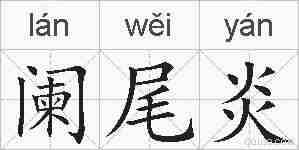 阑尾炎的拼音