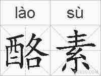 酪素的拼音