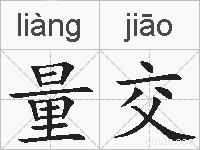 量交的拼音