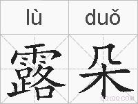 露朵的拼音