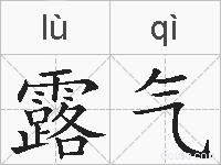 露气的拼音