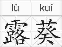 露葵的拼音