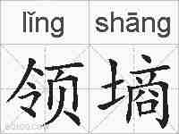 领墒的拼音