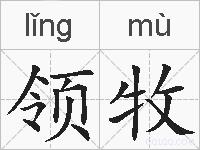 领牧的拼音