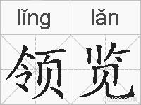 领览的拼音