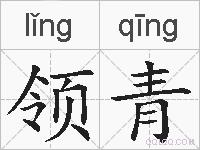领青的拼音