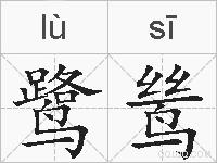 鹭鸶的拼音