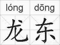龙东的拼音