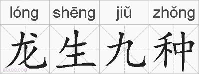 龙生九种的拼音