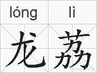 龙荔的拼音