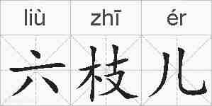 六枝儿的拼音