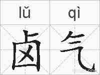 卤气的拼音