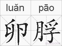 卵脬的拼音