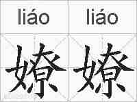 嫽嫽的拼音