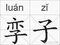 孪子的拼音