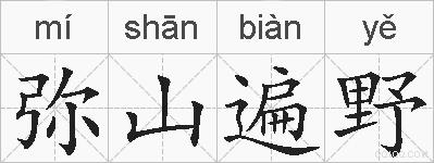 弥山遍野的拼音