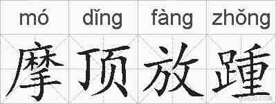 摩顶放踵的拼音