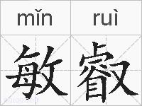 敏叡的拼音