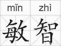 敏智的拼音