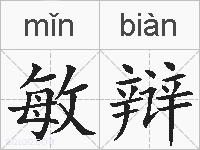 敏辩的拼音