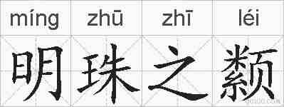 明珠之颣的拼音