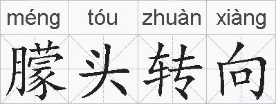 朦头转向的拼音